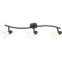 Rabalux Soma lampa podsufitowa 3x40 W czarna 73093 zdj.1