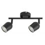 Rabalux Lianet lampa podsufitowa 2x15 W czarna 73102 zdj.3