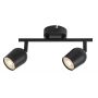 Rabalux Lianet lampa podsufitowa 2x15 W czarna 73102 zdj.1