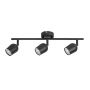 Rabalux Lianet lampa podsufitowa 3x15 W czarna 73103 zdj.3