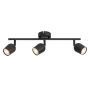 Rabalux Lianet lampa podsufitowa 3x15 W czarna 73103 zdj.4