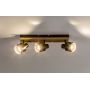 Rabalux Noxelle lampa podsufitowa 3x10 W czarna-drewno 73422 zdj.4