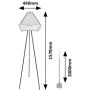 Rabalux Lomiro lampa stojąca 1x40 W szara 74000 zdj.2