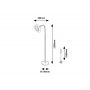 Rabalux Venturo lampa stojąca 1x20 W czarna 74031 zdj.2