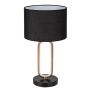 Rabalux Domiro lampa stołowa 1x60 W czarna/złota 74044 zdj.3