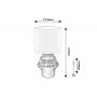Rabalux Glimo lampa stołowa 1x40 W biała/czarna 74058 zdj.2