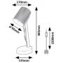 Rabalux Solvet lampa biurkowa 1x11 W zielona 74087 zdj.2