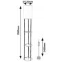 Rabalux Bronn lampa stojąca 1x40 W czarna 74106 zdj.2