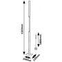 Rabalux Sindri lampa stojąca 1x33 W czarna 74195 zdj.2