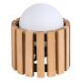 Rabalux Noxelle lampa stołowa 1x5 W czarna-drewno 74420 zdj.3