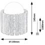 Rabalux Noxelle lampa stołowa 1x5 W czarna-drewno 74420 zdj.2