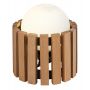 Rabalux Noxelle lampa stołowa 1x5 W czarna-drewno 74420 zdj.1