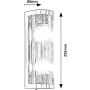 Rabalux Sybil kinkiet 2x28 W chrom-przezroczysty 75035 zdj.2