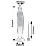 Rabalux Glitter Rainbow2 lampa stołowa 1x25 W multikolor 76008 zdj.2