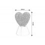Rabalux Sparkly lampa stołowa 1x0,8 W biała 76040 zdj.2