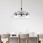 Rabalux Dorothea lampa wisząca 3x60 W biała-czarna 7773 zdj.3