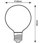 Rabalux Filament-Led żarówka LED 1x4 W 1800 K E27 79076 zdj.2