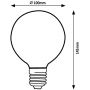 Rabalux Filament-Led żarówka LED 1x3 W 1800 K E27 79077 zdj.2