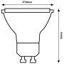 Rabalux Smd-Led żarówka LED 1x5 W 3000 K GU10 79079 zdj.2