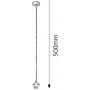 Rabalux Fix lampa wisząca 1x60 W satyna 9926 zdj.2