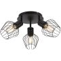 Rabalux Belano lampa podsufitowa 3x40 W czarna 3536 zdj.1