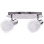 Rabalux Dave lampa podsufitowa 2x40 W biała-chrom 6836 zdj.1