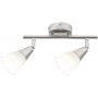 Rabalux Nicolette lampa podsufitowa 2x40 W biała-chrom 6768 zdj.3