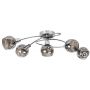 Rabalux Tamara lampa podsufitowa 5x40 W chrom-przydymiona 5349 zdj.1