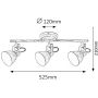 Rabalux Vivienne lampa podsufitowa 3x40 W biała 5968 zdj.2