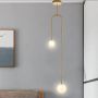TooLight lampa podsufitowa 2x40 W złota OSW-04049 zdj.6