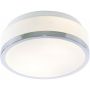Searchlight Discs plafon 2x60W chrom/szkło białe 7039-23CC zdj.1