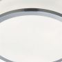 Searchlight Discs plafon 2x60W srebrny/szkło białe 7039-23SS zdj.3
