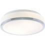Searchlight Discs plafon 2x60W chrom/szkło białe 7039-28CC zdj.1