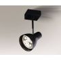 Shilo Mima lampa podsufitowa 1x15W LED czarna 2255 zdj.1