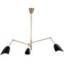 Step Into Design Ragno lampa wisząca 3x40 W czarna-złota ST-8625P black zdj.2