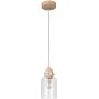 Spot-Light Alessandro Wood lampa wisząca1x60W dąb olejowany/transparent 1760174 zdj.1