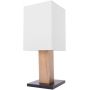 Spot-Light Anes lampa stołowa 1x25W czarny/drewno/biały 74529187 zdj.1