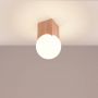 Sollux Lighting Solis lampa podsufitowa 1x8 W drewno SL.1407 zdj.4
