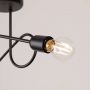 Sollux Lighting Loop lampa podsufitowa 2x15 W czarna SL.1472 zdj.8