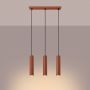 Sollux Lighting Lagos lampa wisząca 3x10 W czerwona SL.1491 zdj.5