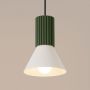 Sollux Lighting Estria lampa wisząca 1x10 W zielona/beżowa SL.1872 zdj.5