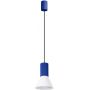 Sollux Lighting Estria lampa wisząca 1x10 W biała-niebieska SL.1874 zdj.1