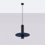Sollux Lighting Pelta lampa wisząca 1x10 W czarna/niebieska SL.1884 zdj.3