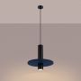 Sollux Lighting Pelta lampa wisząca 1x10 W czarna/niebieska SL.1884 zdj.4