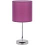 Strühm Agnes lampa stołowa 1x2 W chrom-fioletowa 03148 zdj.1