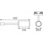 Strühm Megan lampa do szynoprzewodów 1x35 W czarny 03815 zdj.2