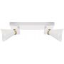 Strühm Loreta lampa podsufitowa 2x35 W biała/złota 04220 zdj.1