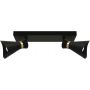 Strühm Loreta lampa podsufitowa 2x35 W czarna/złota 04221 zdj.1