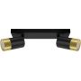 Strühm Puzon lampa podsufitowa 2x35 W czarna/złota 04278 zdj.1