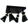 Strühm Loreta lampa podsufitowa 4x35 W czarna-złota 04322 zdj.1